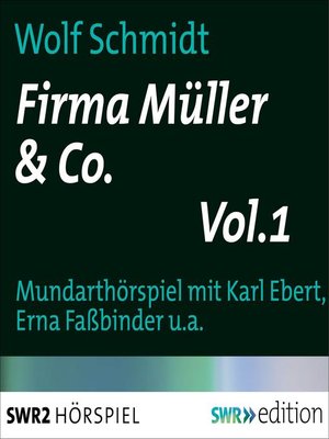 cover image of Firma Müller & Co. Volume1